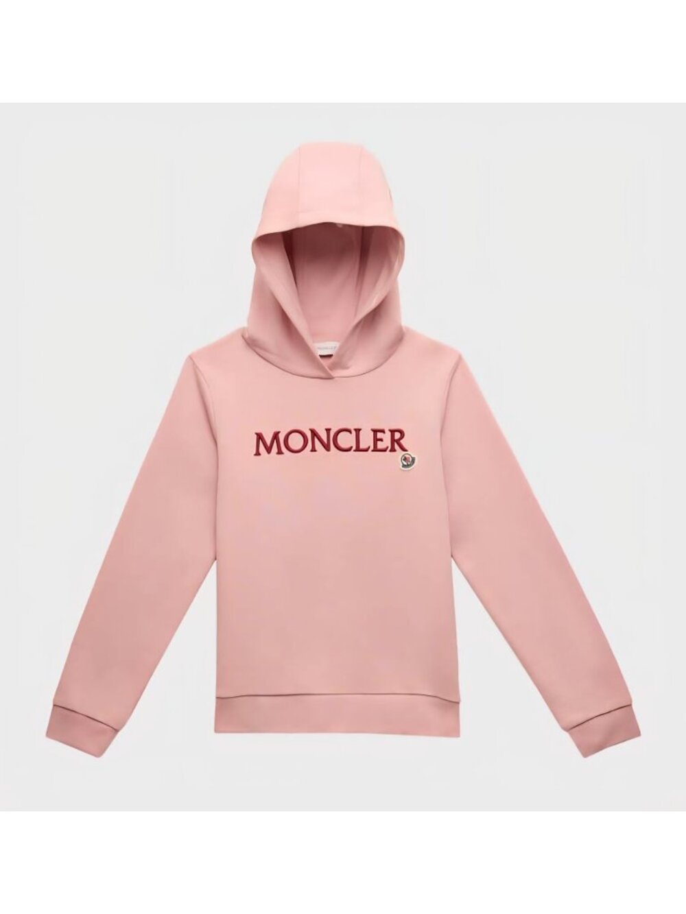 NEW Moncler Girl's 8‎ Yrs, 14 Yrs Embroidered Logo-Print Hoodie Pullover Sweater